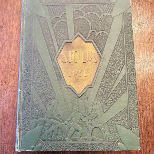 Excellent Condition Vintage Antique Yearbook | Morningside College 1930 | Sioux City Iowa IA | The Sioux