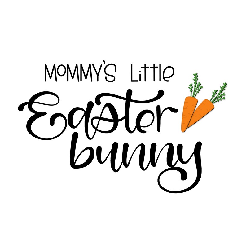Download Mommys Little Easter Bunny SVG PNG JPG Digital Download | Etsy