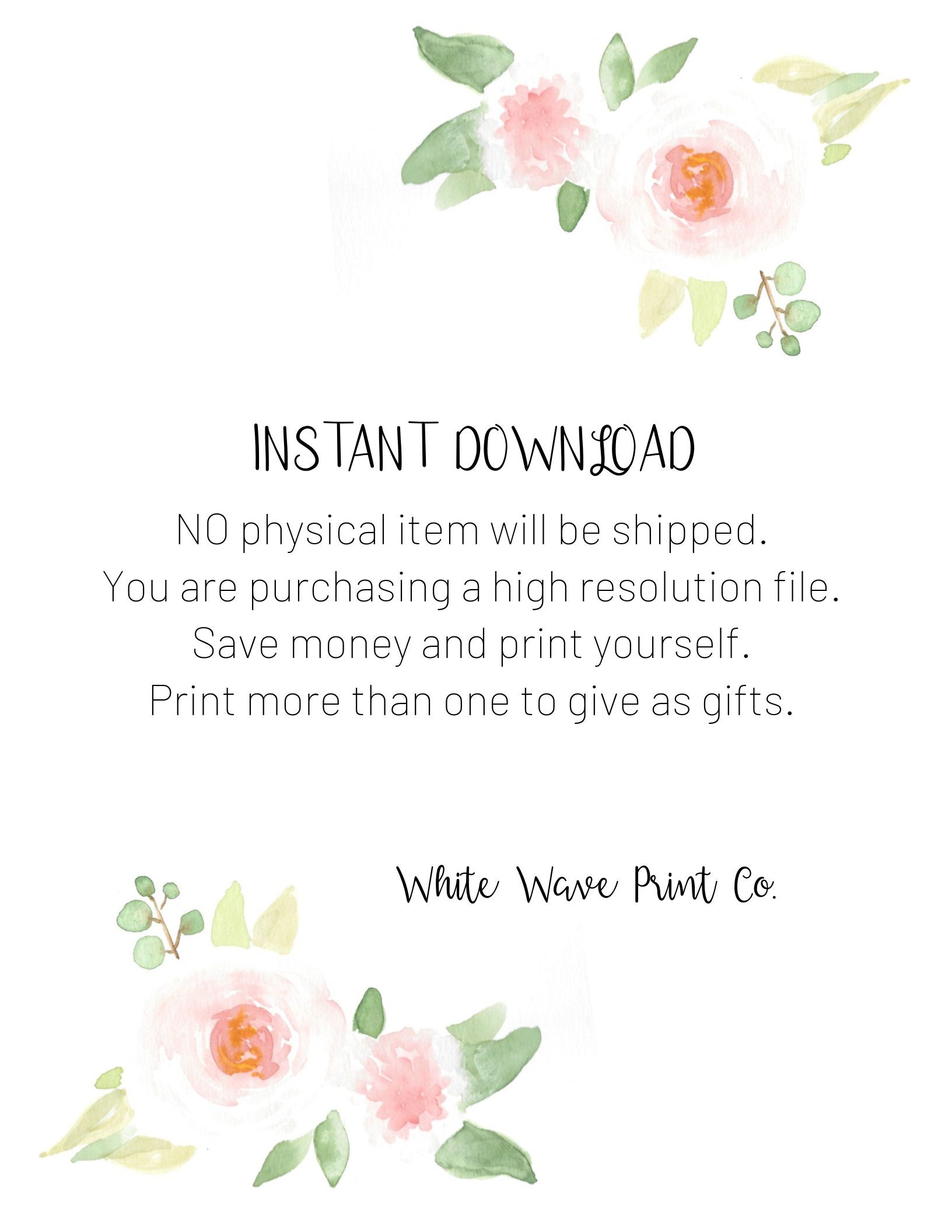 Watercolor Floral Scripture Cards: Encouragement Bible Verse Set ...