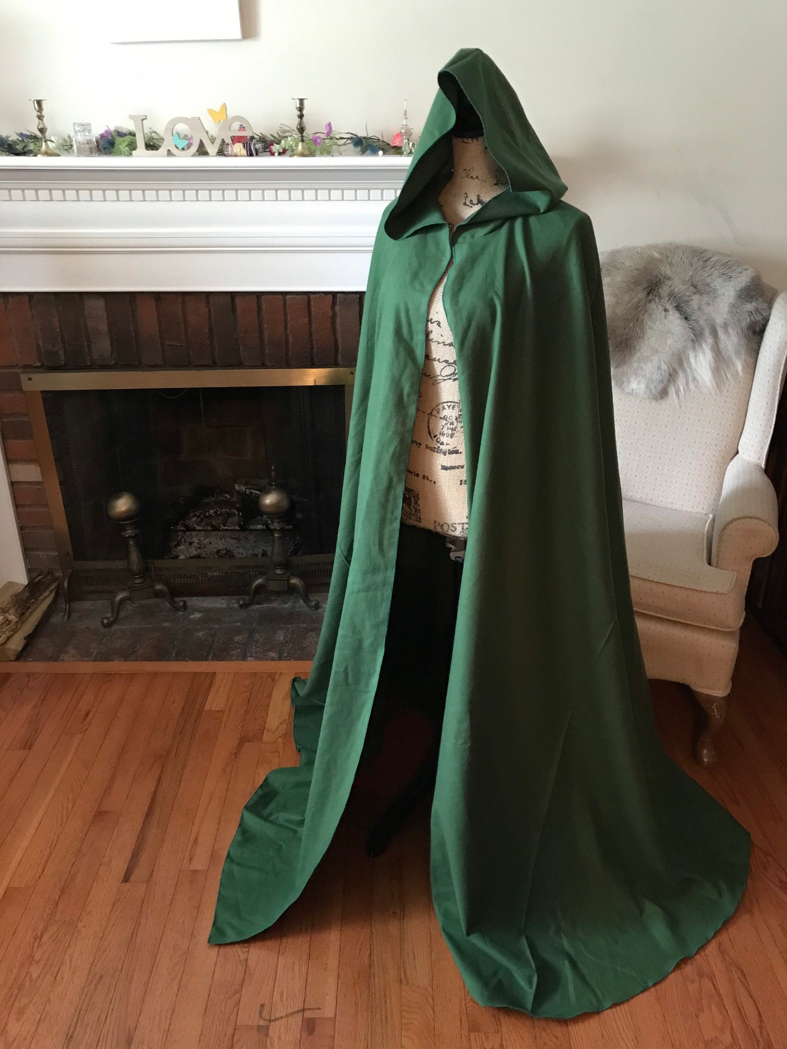 Cloak Hooded Cloak Hobbit Cloak Forest Cape Adventure Etsy