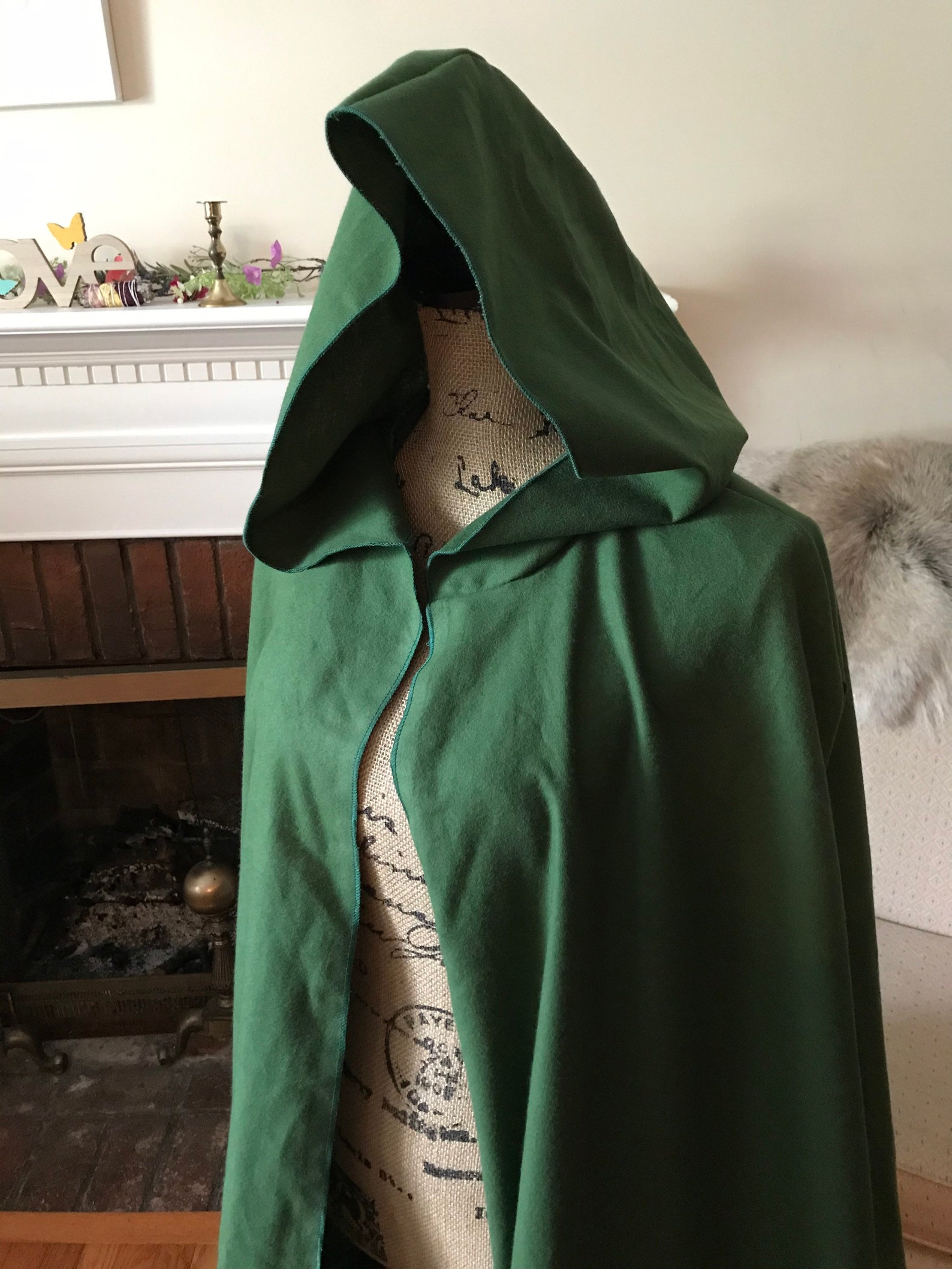 Cloak Hooded Cloak Hobbit Cloak Forest Cape Adventure Etsy