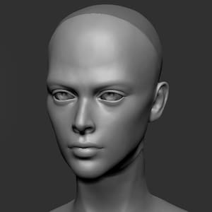 Model Head Male BJD (Andrian, Closed mouth)