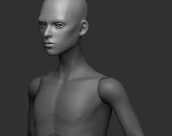 BJD STL masculino pronto para impressão (Cyrlian)