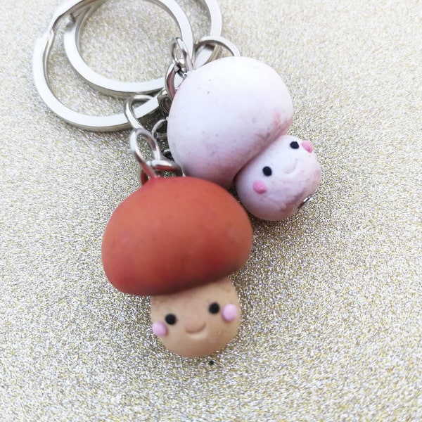 Mushroom Keychain Etsy