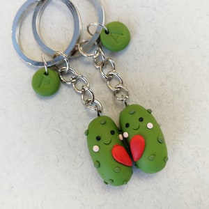 Pickles keychain Valentines gift for couple Cute Pickles Gift
