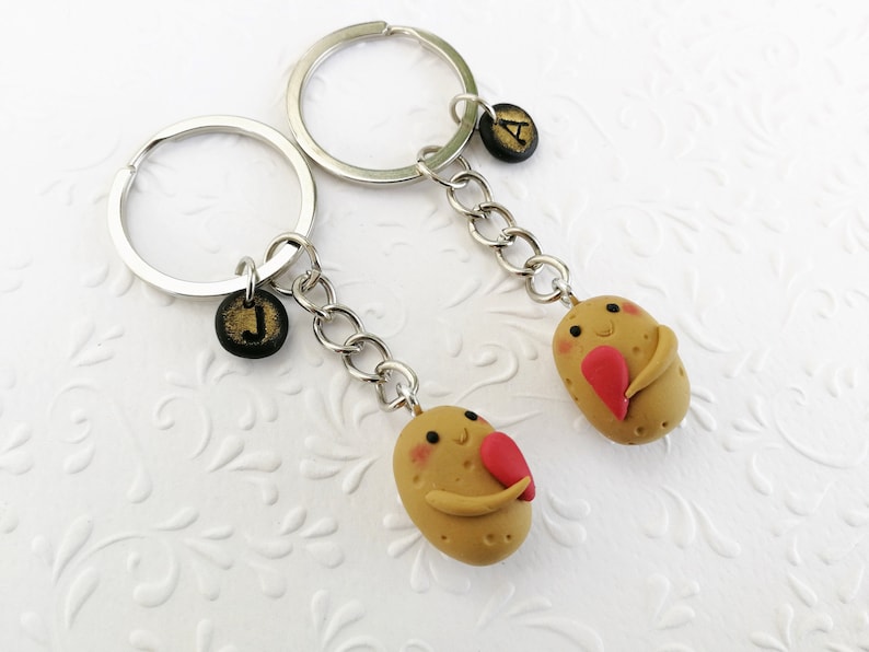 Couples Keychain Potato Cute Valentines Day Gift for Couple - Etsy
