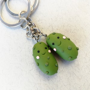 Pickles keychains Couple pickle gift