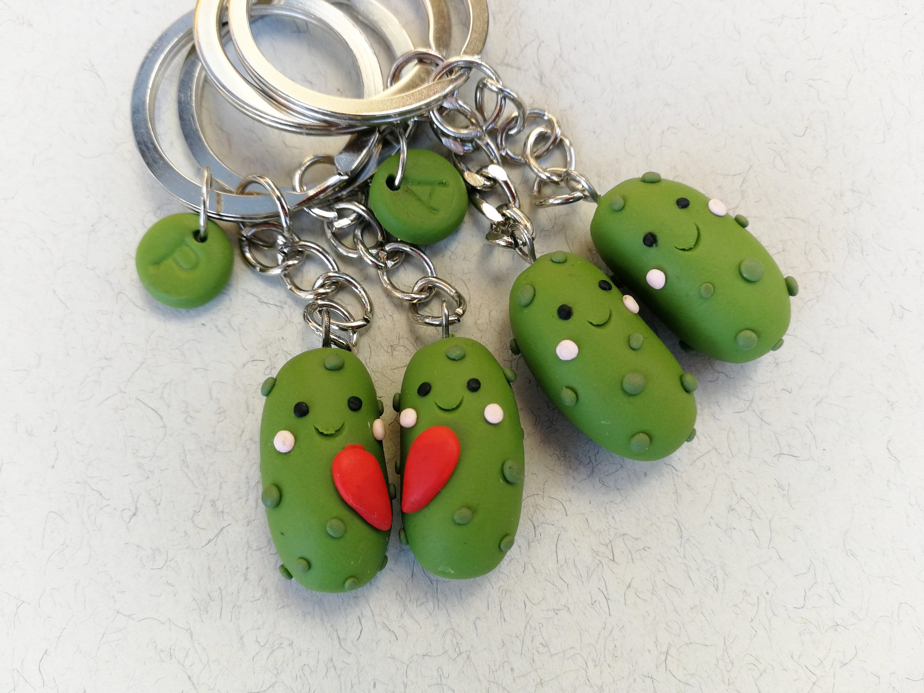 Pickles Keychain Valentines Gift for Couple Cute Pickles Gift - Etsy