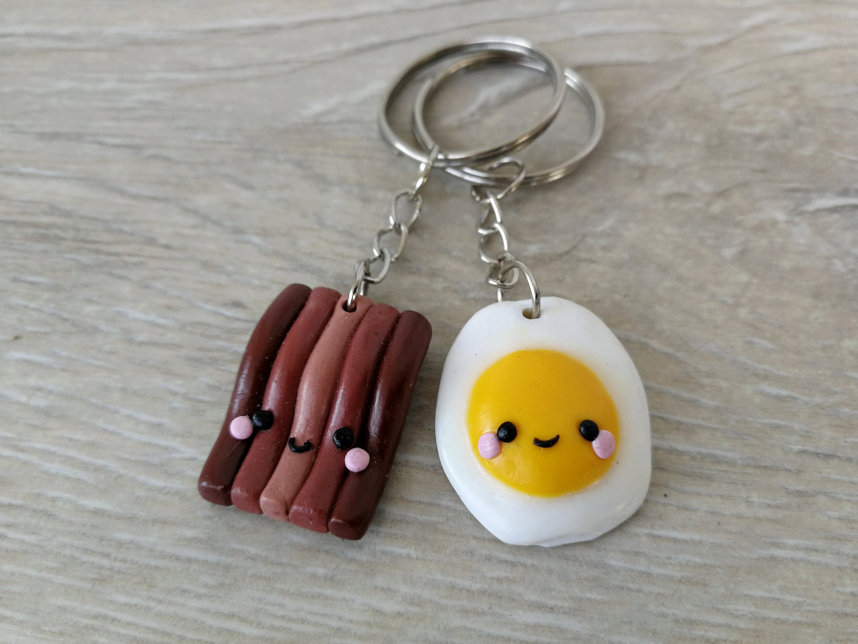 AVLUZ Cute Fried Eggs Keychain, Simulated Food Keyring Purses Backpack  Pendant, Key Chain Tote Bag P…See more AVLUZ Cute Fried Eggs Keychain