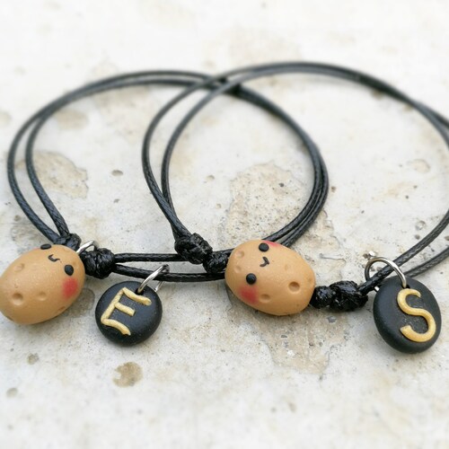thumbnail image 2 of HLenyoy Best Friend Chain Bracelets Necklace For 2 Matching Yin Yang Adjustable Cord Bracelet For BFF Friendship Relationship Boyfriend 2 of 14