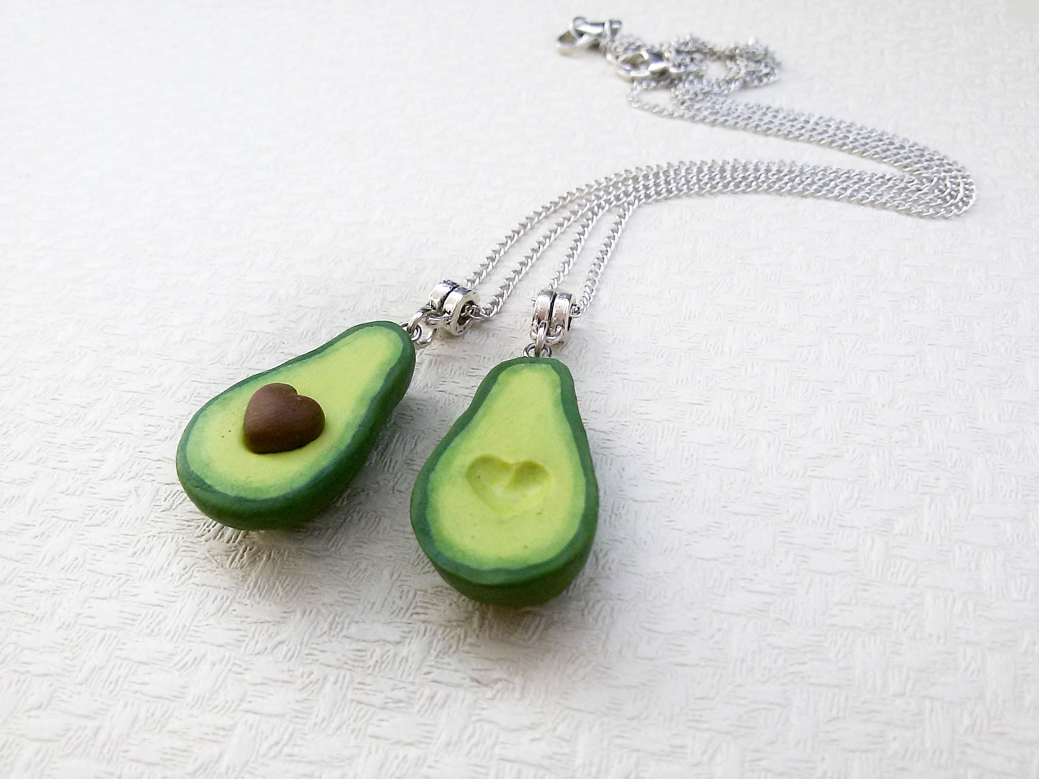 Avocado Heart Friendship Necklace Set for Two, Funny Silly Bff Best Friends  Besties Gift Ideas, Cute Lover Valentine's Gift, Miniature Food - Etsy | Friendship  necklaces, Matching necklaces for couples, Couple necklaces