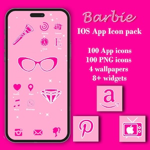 100 Barbiecore Pink iOS App icons | JPEG icons | Screen icons