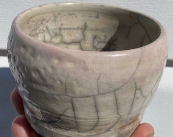 Raku fired pottery