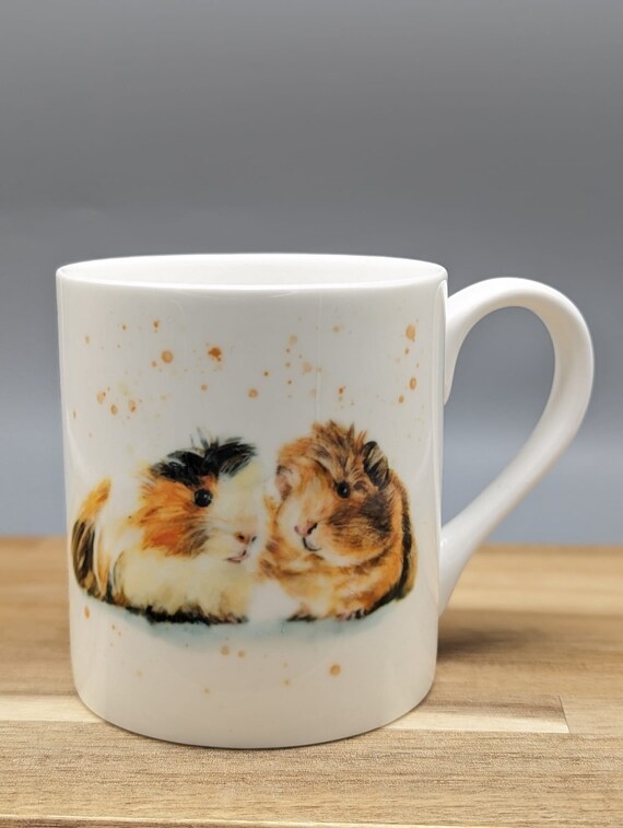 Guinea pigs small 8oz fine bone china mug