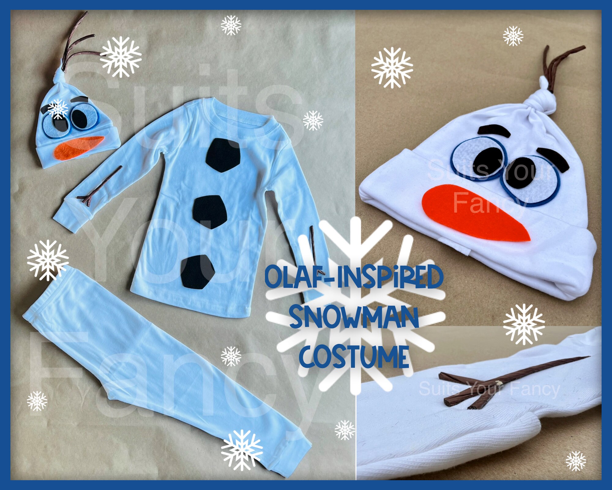Buy Olaf Inspired Snowman Costume for Toddler and Child size 18 24month 2t 8 Snowman Costume Snowman Outfit Olaf Costume Halloween Costume Online in India Etsy