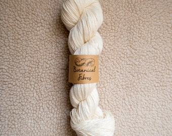 Cotton/Wool Fingering - Natural