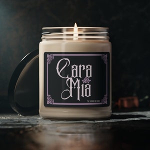 Adams Family Candle for gothic self love valentines day gift for her him