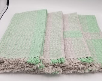 Handwoven Towel Set of 4 - Dishtowels or Hand towels