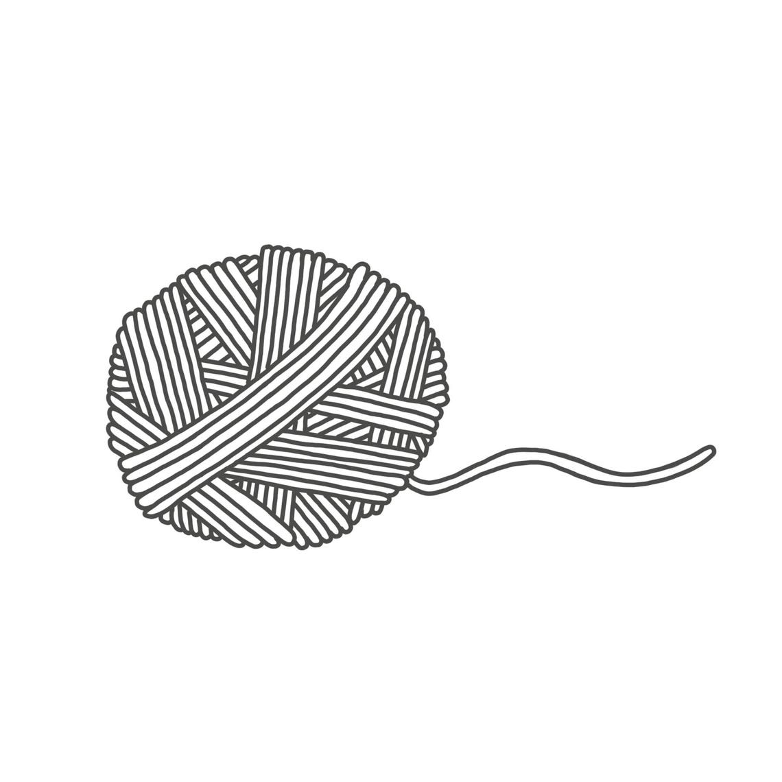 Yarn Vinyl Decal sticker Etsy