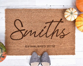 Doormat - Personalized Doormat - Wedding Gift - Housewarming Gift - Front Doormat