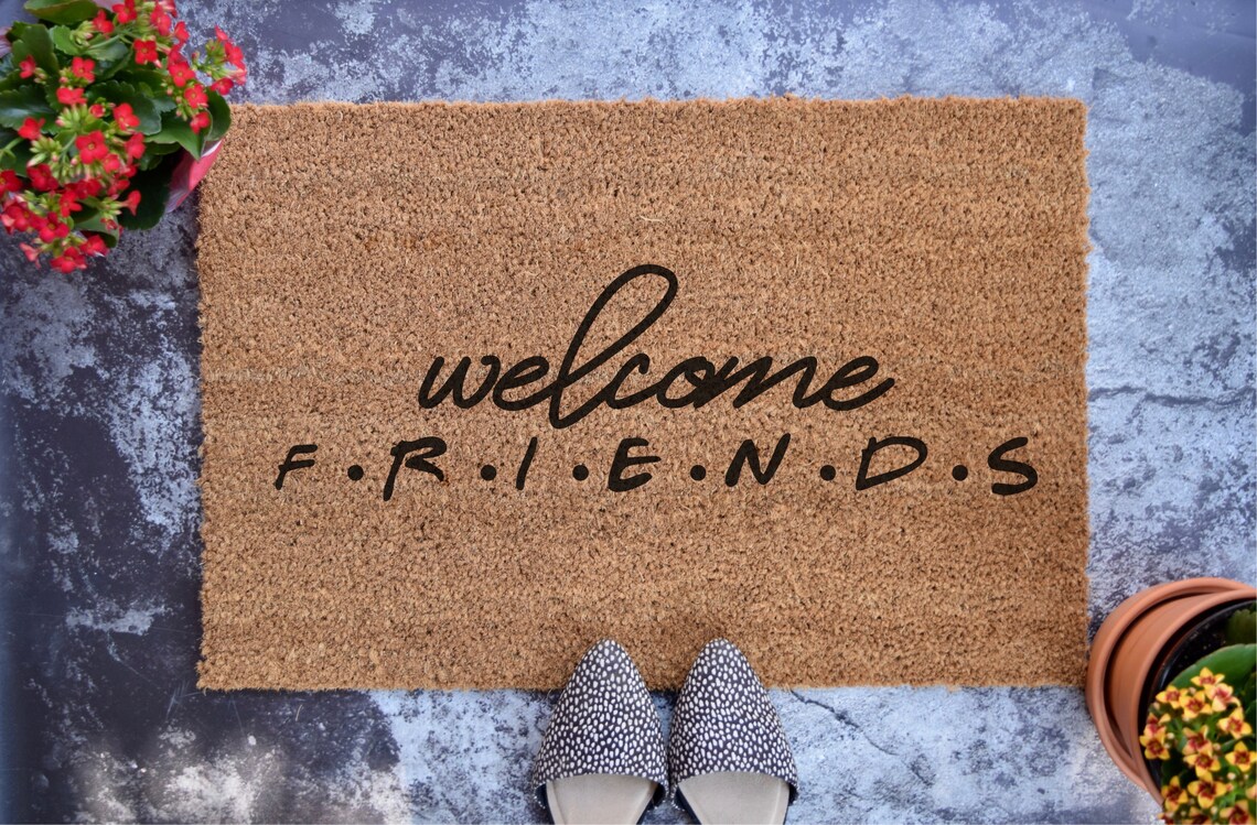 Friends Custom Doormat Personalized Doormat Etsy
