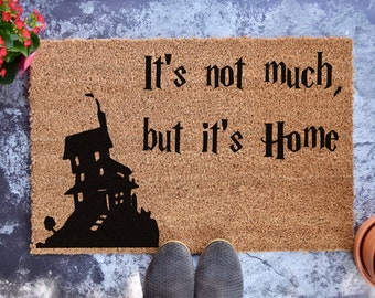 It's not much but it's home - Doormat - Personalized Doormat - Wedding Gift - Housewarming Gift - Front Doormat