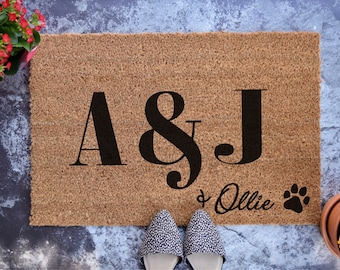 Custom Doormat - Personalized Doormat - Wedding Gift - Housewarming Gift - Front Doormat