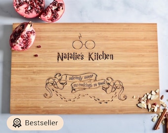 Always - Custom Engraved Cutting Board - Marauder - Personalized - Map - Wedding - Engagement - Gift