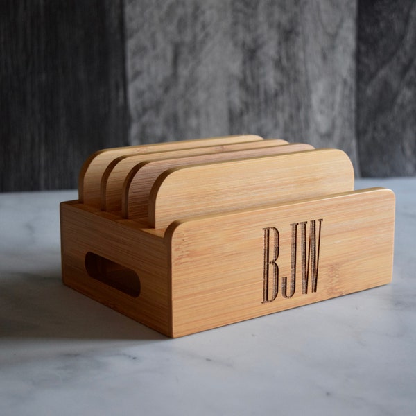 Bamboo Multi Charging Docking Station- Wooden Docking Station- Personalized Gifts -  Phone and Laptop Dock