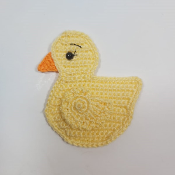 Crochet Applique, Duck Applique Pattern