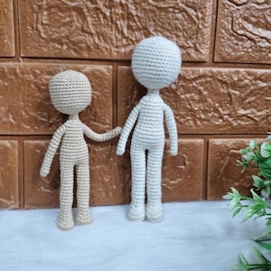 Crochet Doll Body Pattern – Mini No-Sew Amigurumi Tutorial (PDF Pattern) image 5