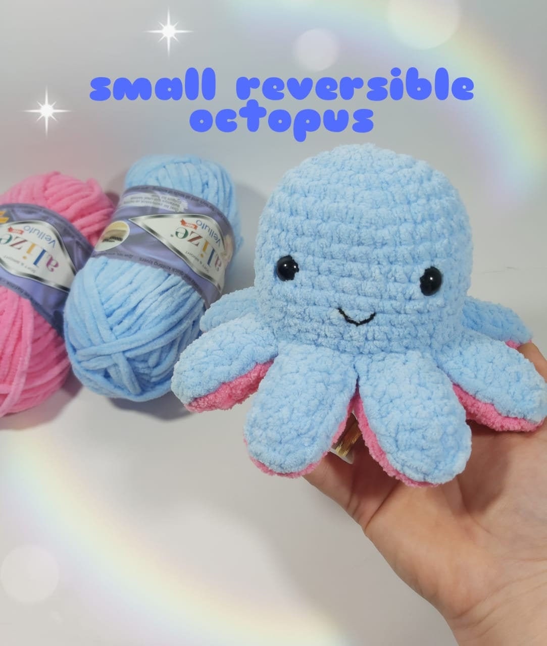Crochet Reversible Octopus Pattern Amigurumi Mood Octopus | Etsy