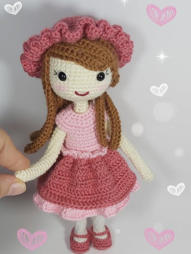 Crochet Doll Pattern Amigurumi Doll Pattern Sofia Dress up - Etsy