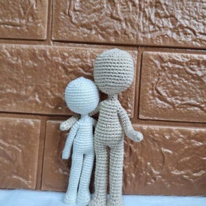 Crochet Doll Body Pattern – Mini No-Sew Amigurumi Tutorial (PDF Pattern) image 6