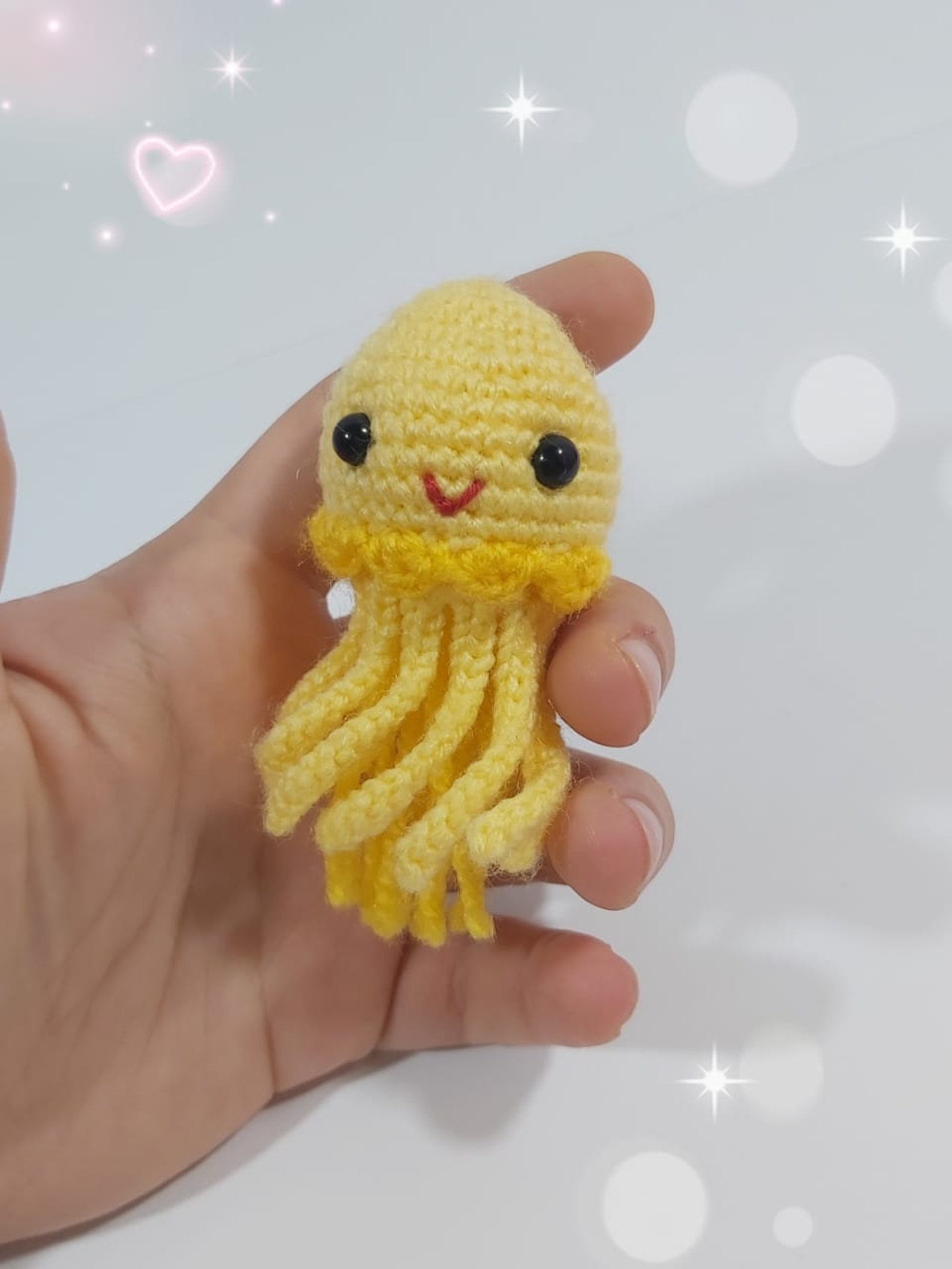 Amigurumi Jellyfish Pattern Crochet Jellyfish Etsy