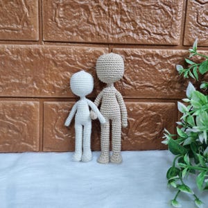 Crochet Doll Body Pattern – Mini No-Sew Amigurumi Tutorial (PDF Pattern) image 9