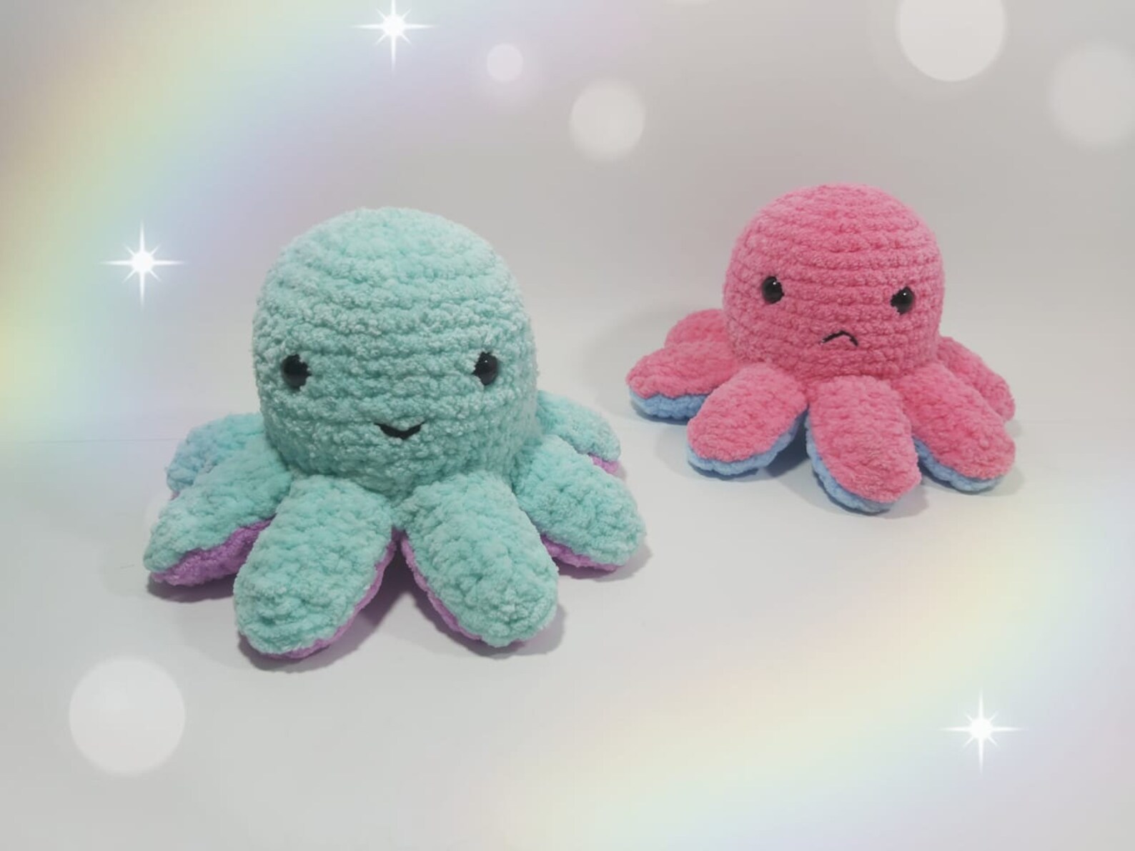 Crochet Reversible Octopus Pattern, Amigurumi Mood Octopus - Etsy