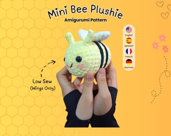 Amigurumi Bumble Bee Crochet Pattern: Easy Plush Toy (PDF Download)