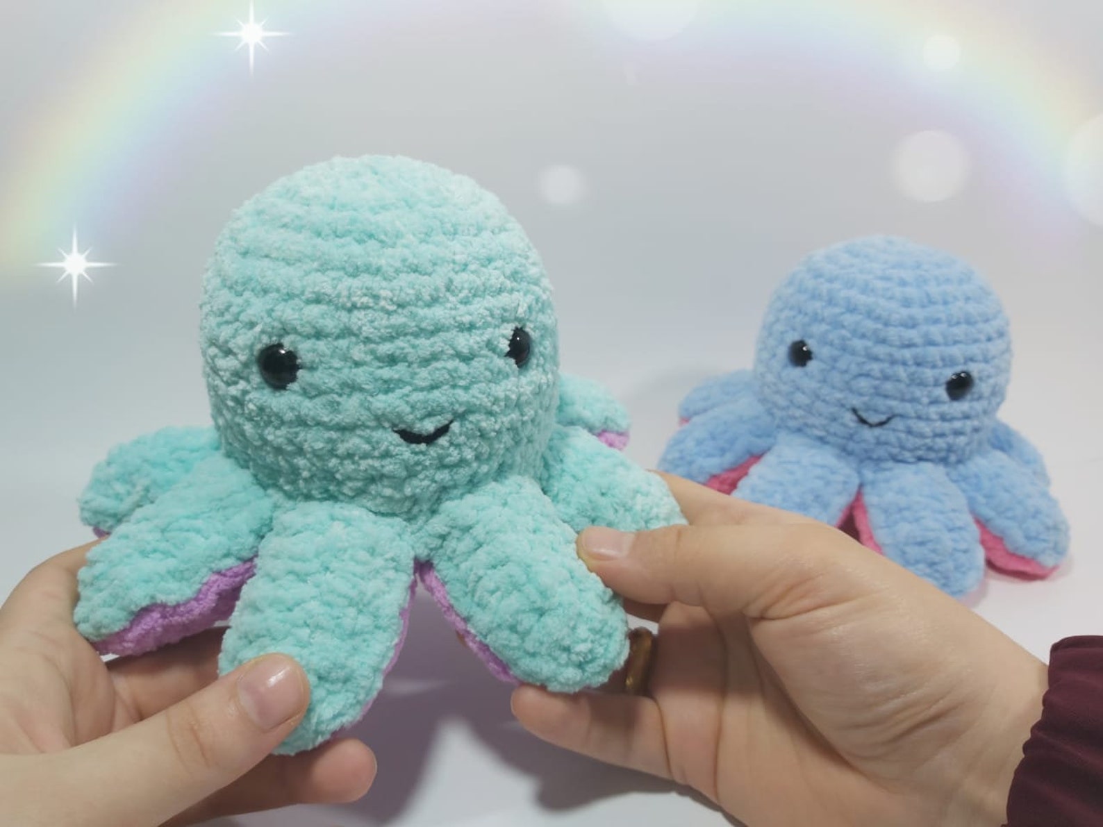 Crochet Reversible Octopus Pattern, Amigurumi Mood Octopus - Etsy