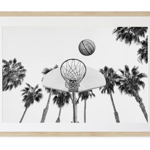 Basketball Photography Framed and Unframed Art Print, Gifts for boyfriend, Coastal Basketball, Girl Basketball, Sports wall art,