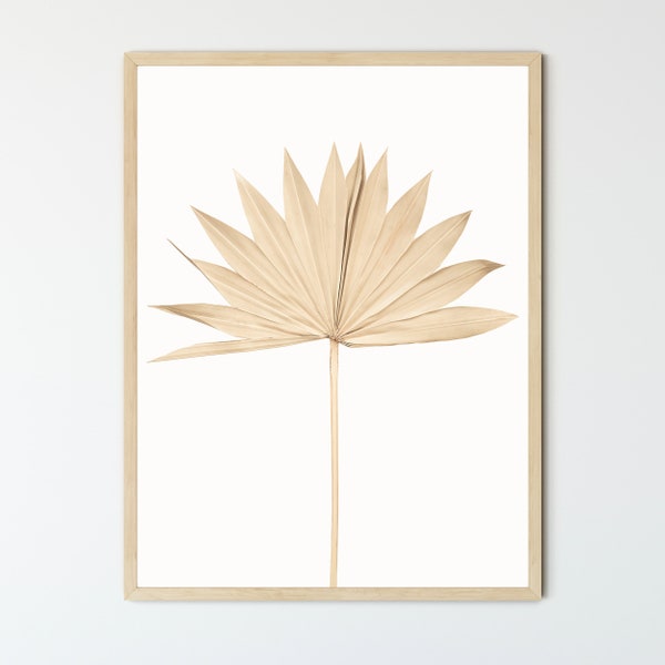 Palm Leaf Print Etsy