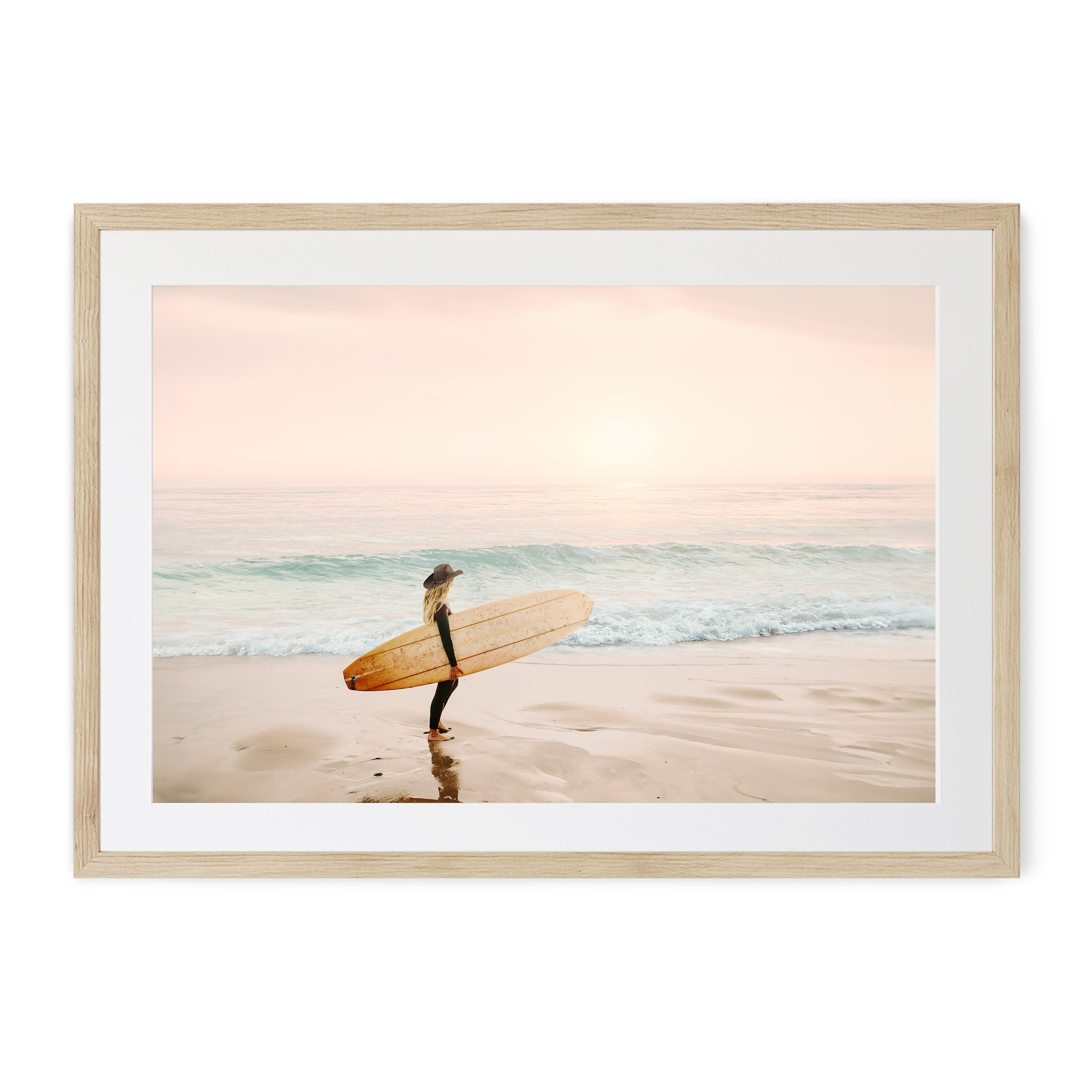 Coastal Cowgirl Wall Prints Decor, Modern Surf Prints, Fine Art ...
