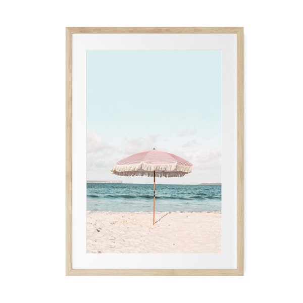 Beach Umbrella Wall Art Etsy
