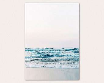 Ocean Print, Ocean Wave Art Print, Print to Frame, Minimalist Ocean Print, Modern Photography, Coastal Art, Seascape Print, Sea Wall Art