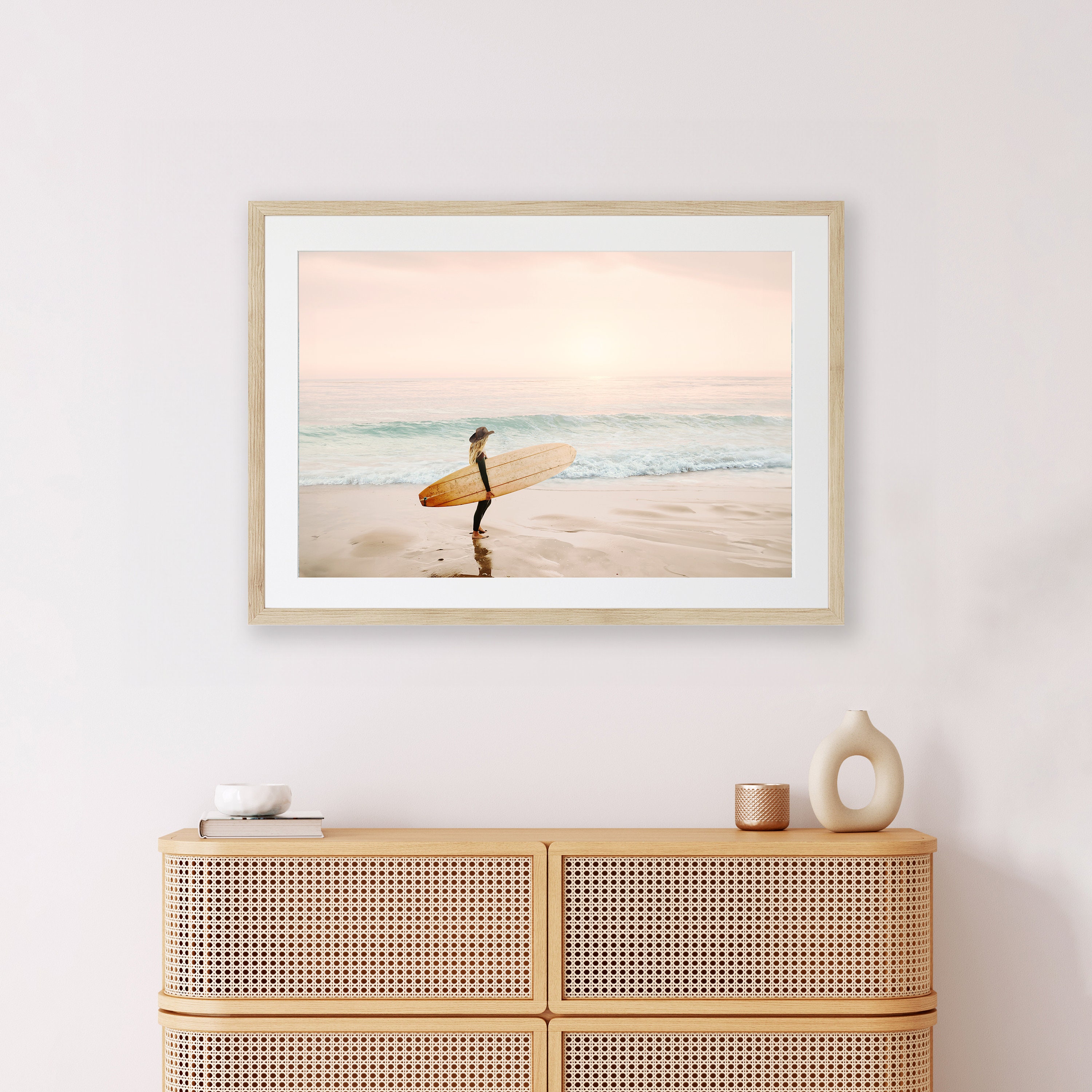 Coastal Cowgirl Wall Prints Decor, Modern Surf Prints, Fine Art ...