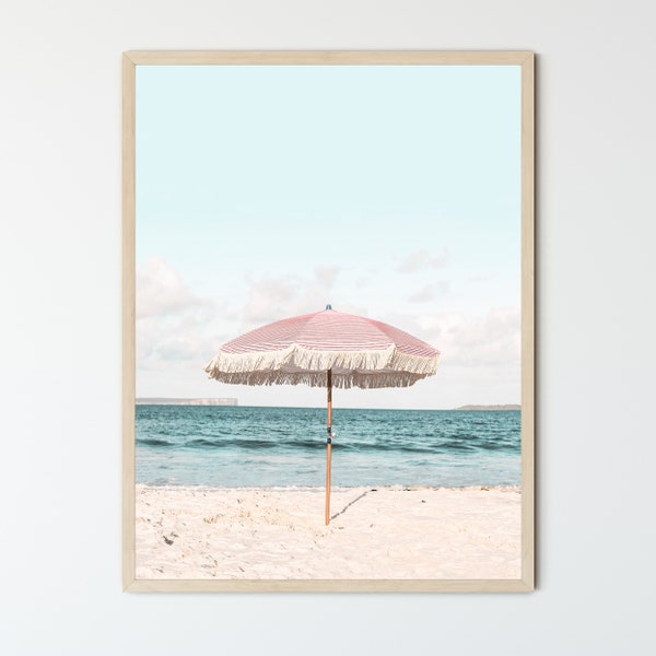 Beach Umbrella Wall Art Etsy