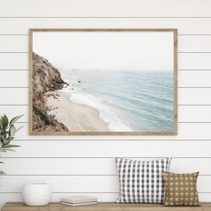 Boho Coastal Photography Fine Art Print, Printed and Shipped Wall Art, Modern Beach Decor, Big Sur California