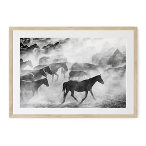 Western American Horse Wall Art,  Gifts for Horse Lover, Art For home, Cowgirl wall decor, Desert Horses, Fine art, Southwestern Decor