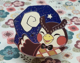 Pin de esmalte ACNH / Blathers / 1,5 pulgadas