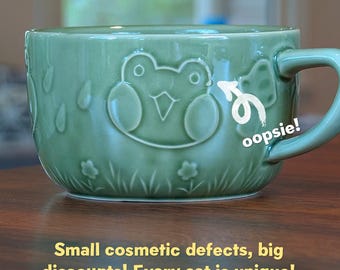 Derpy! Rani Mug and Lid Sets || Rani the Froggie || Ceramic Mug